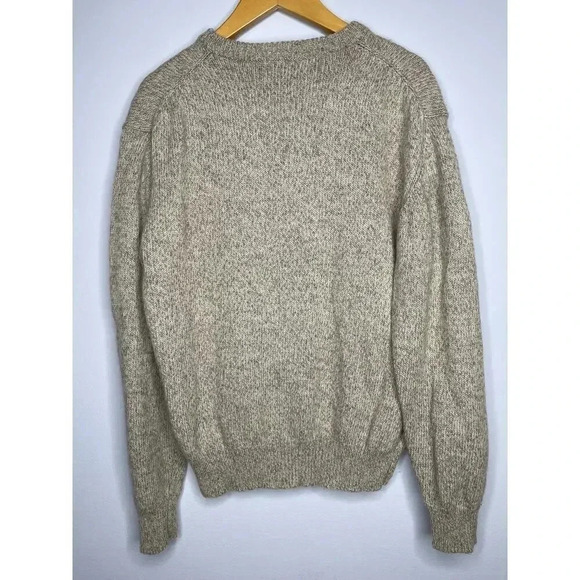 Eddie Bauer women’s Wool country Floral knit crewneck sweater wool blend size M - Picture 7 of 9